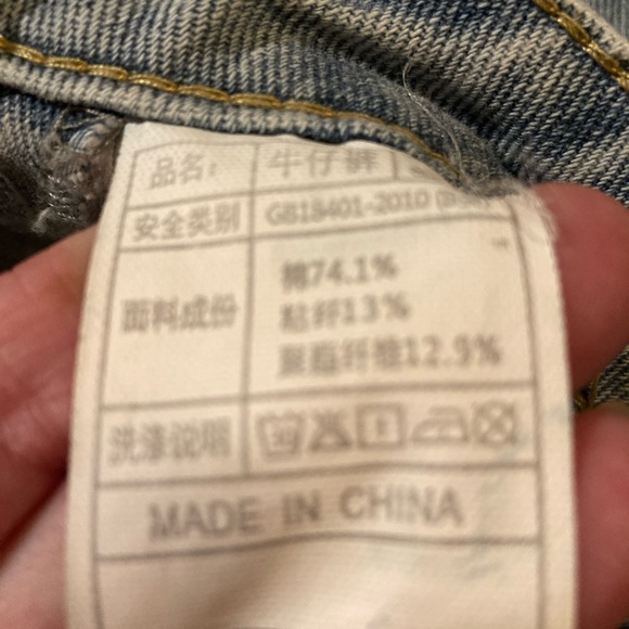 Rocker chic Colorful Natalie jeans Size M - Picture 8 of 12